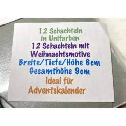 14 Adventskalender / 336 Verpackungen