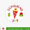 15 Aufkleber | "Schulkind" - Schultüte rot | Schulanfang, Aufkleber zur Einschulung mit Zuckertüte