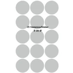 15 Aufkleber | Schulkind - weiße Wimpel - personalisierbar | Schulanfang, Tafeloptik