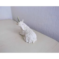 3 Bergziegen aus Polyresin – Dekofiguren zum Basteln & Verschenken