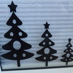 15 Bäume Weihnachten im skandivaschen Stil , minimalistische Fensteraufkleber
