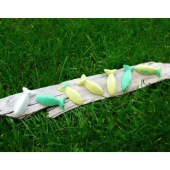 2 bunte Tafelkreide "Fisch" Geburtstag * Malkreide * Tafelkreide * Mottoparty * Kindergeburtstag * Mitgebsel * G