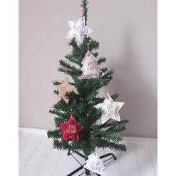 6 Christbaumanhänger im skandinavischen Stil, Weihnachtsschmuck, Weihnachtsbaum, Weihnachtsanhänger