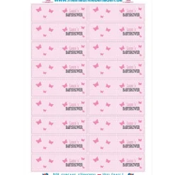 18 Cupcake-Fähnchen - Aufkleber | Babyshower