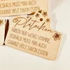3 Deko-Anhänger Plätzchen, Holz, Geschenkanhänger