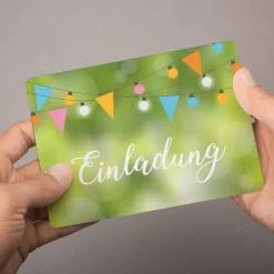 10 Einladungskarten Grillparty Gartenparty inkl. 10 Briefumschlägen