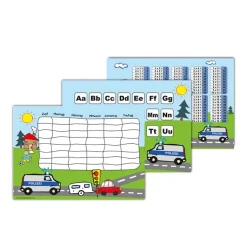 3 er Set  A4 Stundenplan + Lernposter  | Polizei