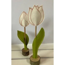 2 er Set FilzTulpen -  schlicht & schön -  Filz - Frühjahrsdekoration - Osterdekoration  - Ostern