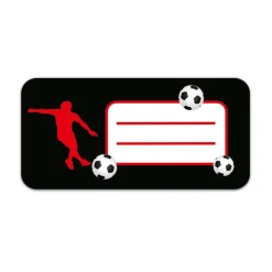 4 er Set Stundenpläne + Heftaufkleber | Fußball