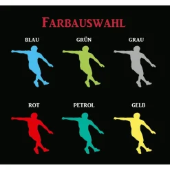 4 er Set Stundenpläne + Heftaufkleber | Fußball