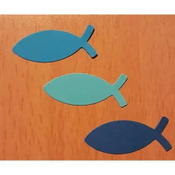 150 Fische a 2,5 cm für Tischdeko Streuartikel Kommunion, Taufe, Konfirmation, Firmung