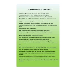 24 geheime Botschaften in Teelichtern – Adventskalender mit Glasteelichthalter & Geschenkbox