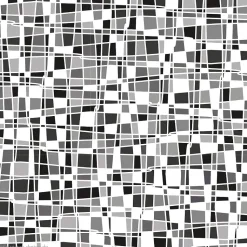 10 graphische Untersetzer für Getränke, Glasuntersetzer mit farbigen Spots und Mosaik in Weiß/Schwarz und Grautönen