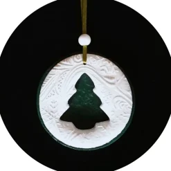 3 große Anhänger Weihnachten | weiß rot gold grün | 9,5 cm | Herz Stern Tanne