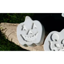 6 große weiße TafelKreiden Halloween Kürbisse Malkreiden Straßenkreiden Einschulung Geburtstag Mottogeburtstag Adventska