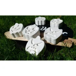 6 große weiße TafelKreiden Halloween Kürbisse Malkreiden Straßenkreiden Einschulung Geburtstag Mottogeburtstag Adventska