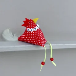 2 Hühner, 1 Hahn und 1 Henne,  mit Namen, individualisierbar, Osterdeko, Stoffhühner