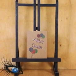 ►2021-0183◄ Karte A7 - GLÜCKWUNSCH "Alles Gute + Luftballons 2"