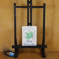 ►2021-0190◄ Karte A7 - WEIHNACHTEN + Weihnachtszweig