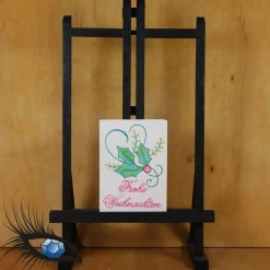 ►2021-0175◄ Karte A7 - WEIHNACHTEN + Weihnachtszweig