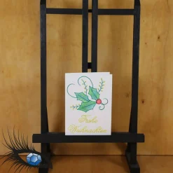 ►2021-0178◄ Karte A7 - WEIHNACHTEN + Weihnachtszweig