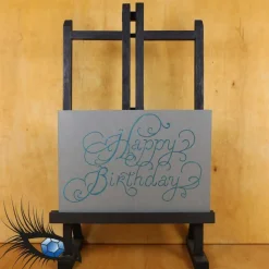 ►2021-0152◄ Karte B6 - GEBURTSTAG "Happy Birthday"