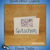 ►2019-0581◄ Karte B6 - GUTSCHEIN