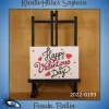 ►2022-0193◄ Karte B6 - LIEBE "Happy Valentine's Day"