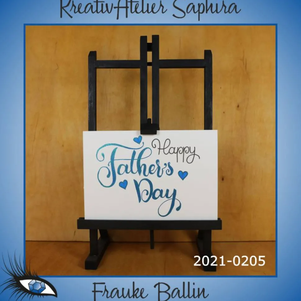 ►2021-0205◄ Karte B6 - VATERTAG "Happy Fathersday"