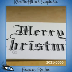 ►2021-0066◄ Karte B6 - WEIHNACHTEN "Merry Christmas"