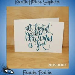 ►2019-0367◄ Karte B6 - WEIHNACHTEN "Merry Christmas"