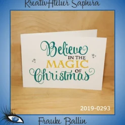 ►2019-0293◄ Karte B6 - WEIHNACHTEN "Merry Christmas"