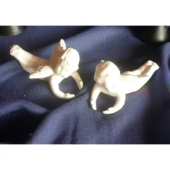 2 Kerzenengel für Leuchterkerzen, Engel,Putten,Tischkultur,Hochzeitsdeco