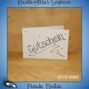 ►2019-0583◄ Klappkarte B6 - "Gutschein"