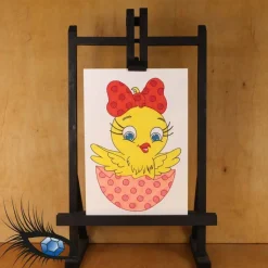 ►2022-0036◄ Klappkarte B6 - OSTERN - "Küken"