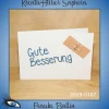 [2019-0167] Klappkarte "Gute Besserung / Genesungswünsche" - handgeschrieben