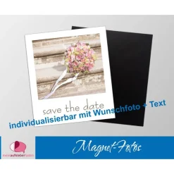 12 Magnetfotos - Polaroid-Design | personalisierbar mit Foto - save the date