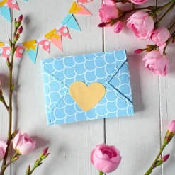 20 Mini Umschläge bunt Frühling – Kleine Briefumschläge als Gastgeschenk, Geldgeschenk oder Mitbringsel