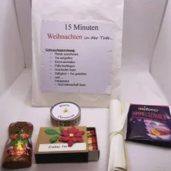 15 Minuten Weihnachten in der Tüte, nettes Mitbringsel, Besinnung auf Weihnachten