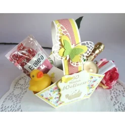 30 Minuten Wellness / Handgefertigtes Körbchen mit Inhalt um die Seele baumeln zu lassen / zum Geburtstag