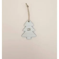 6 Motive Personalisierte Anhänger für Weihnachtsbaum und Geschenke Holzanhänger Christbaum Tannenbaum Schmuck mit Name