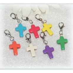 1 oder mehrere Kreuze bunt für Taufe, Kommunion, Gastgeschenk, Kreuz Give away