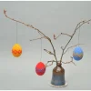 3 Ostereier gestrickt gefilzt Osterdeko