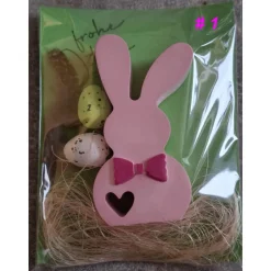 1 Osterhase aus Raysin – liebevolles Gastgeschenk, Mitbringsel oder kleiner Ostergruß