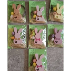1 Osterhase aus Raysin – liebevolles Gastgeschenk, Mitbringsel oder kleiner Ostergruß