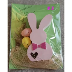 1 Osterhase aus Raysin – liebevolles Gastgeschenk, Mitbringsel oder kleiner Ostergruß