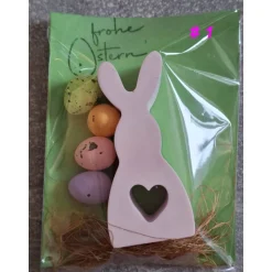 1 Osterhase aus Raysin – liebevolles Gastgeschenk, Mitbringsel oder kleiner Ostergruß