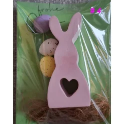 1 Osterhase aus Raysin – liebevolles Gastgeschenk, Mitbringsel oder kleiner Ostergruß