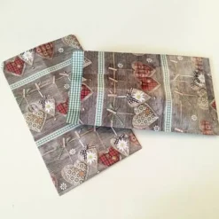 10 Papierbeutel “Country Herz"