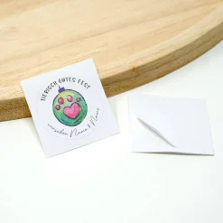 24 personalisierte Weihnachtsaufkleber, Tierpfote | Wunschnamen | Weihnachten Aufkleber | rund, 4 cm